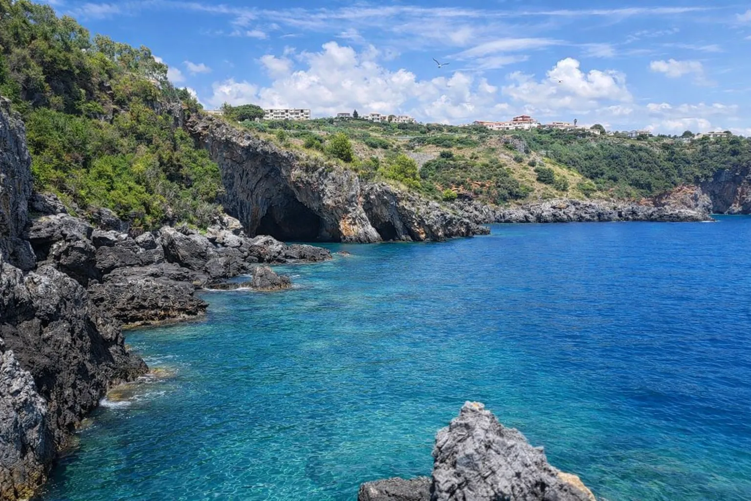 Spiagge per vedere il tramonto a Scalea, image size:1536x1024